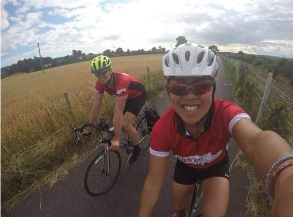 Lilian Tse has completed a cross-America cycling challenge