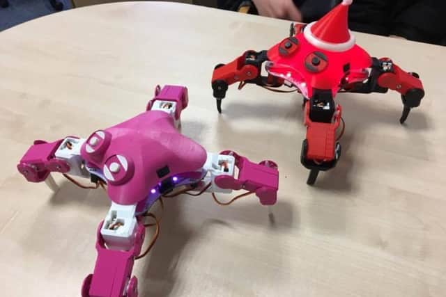 University graduate sets up robotics company with emphasis on helping school children with engineering