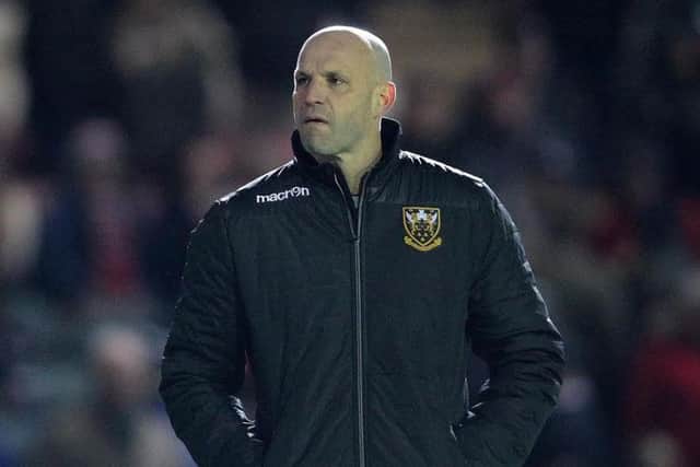 Jim Mallinder saw his side beaten in Dublin (picture: Sharon Lucey)