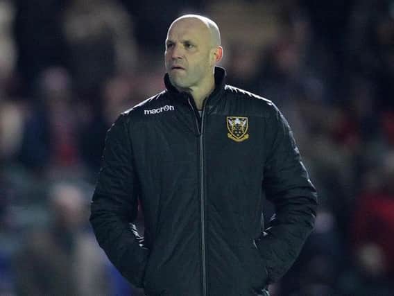 Jim Mallinder saw his side beaten in Dublin (picture: Sharon Lucey)