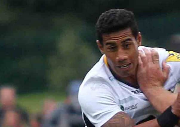 Ken Pisi scored against Leinster (picture: Sharon Lucey)