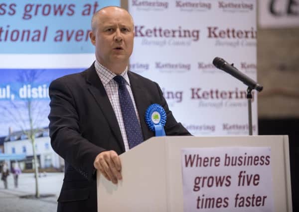 Northants Police and Crime Commissioner PCC elections, May 6, 2016. Kettering Conference Centre. Winner Stephen Mold, Conservatives. Runner-up Kevin McKeever, Labour NNL-160605-162226001