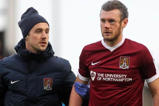CLOSE TO A RETURN - Zander Diamond is back in full training after recovering from the fractures cheekbone he suffered last month