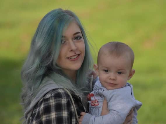 Jordie Graley, of Maidford, was diagnosed with acute lymphoblastic leukaemia - a type of cancer that affects white blood cells - and is now celebrating her baby's first Christmas.