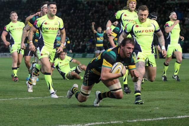 Tom Wood scored for Saints