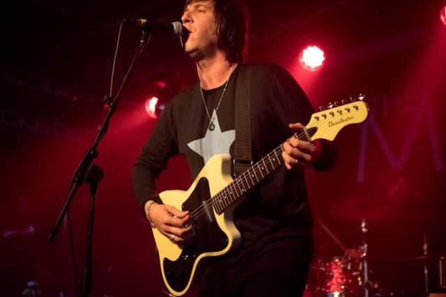 Andy Crofts of The Moons performs at The Roadmender