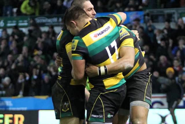 Saints celebrated a vital win