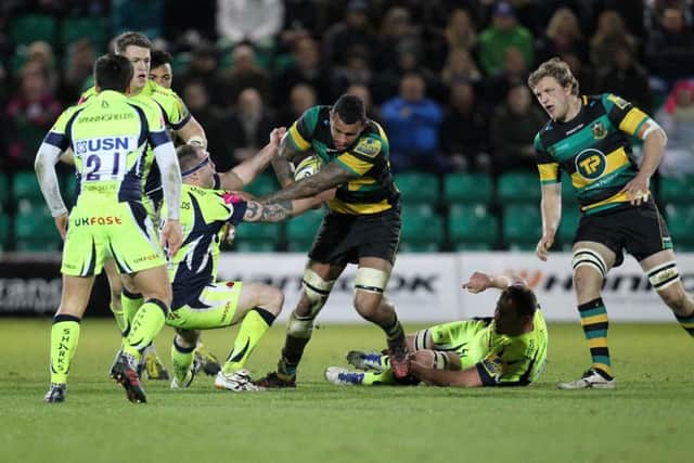 Courtney Lawes put in a big shift