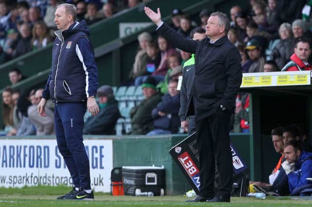 Chris Wilder and Alan Knill will be in the opposite dugout this weekend