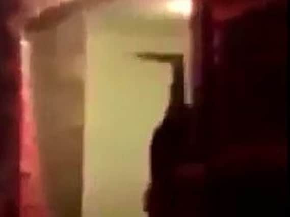 A video has emerged on social media of the moment a man was attacked at the Balloon Bar in Northampton
