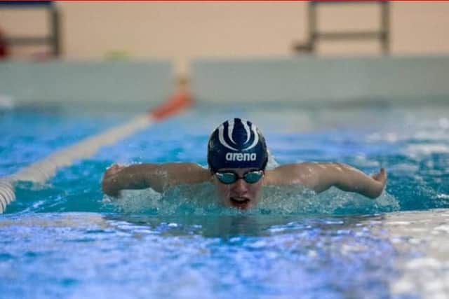 Ellie training at Moulton College