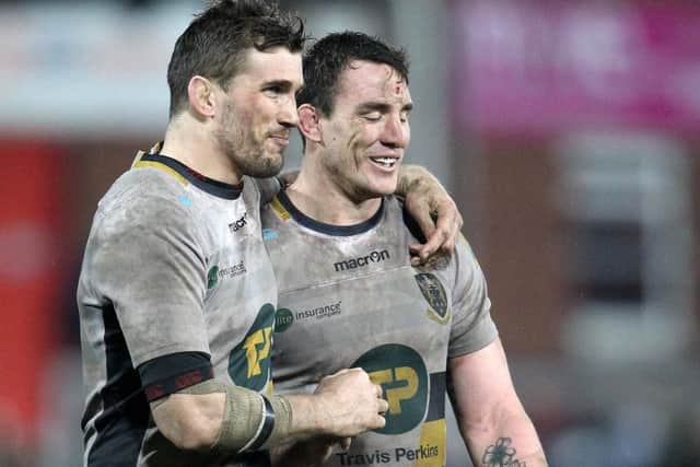 Christian Day and Louis Picamoles were all smiles at the final whistle