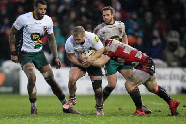 Mike Haywood put in a big shift on his 150th Saints appearance