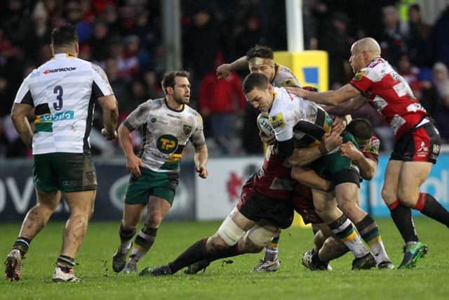 George North was back in action for Saints after missing the previous three matches