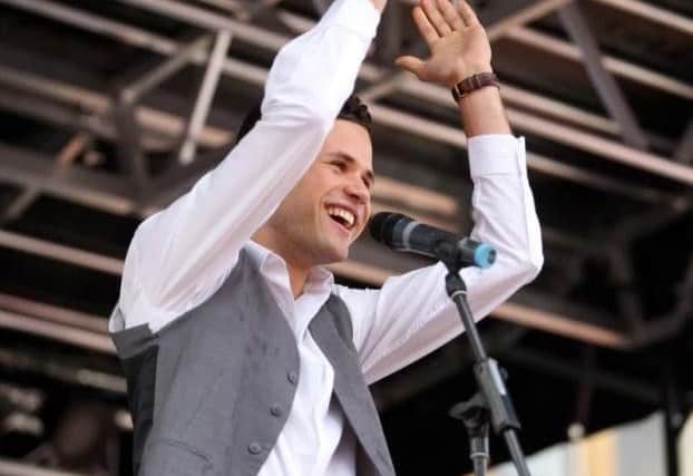 Jamie Blankert appearing in Northampton's Got Talent