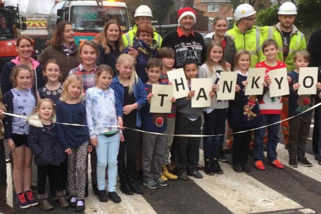 Northamptonshire children now have safer route to school thanks to zebra crossing