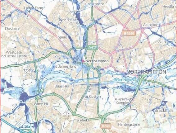 The Environment Agency map