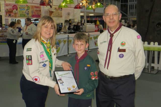 Northamptons Assistant District Commissioner for Cub Scouts, Esther Phillips presented the six Cubs with their Chief Scouts Silver Awards