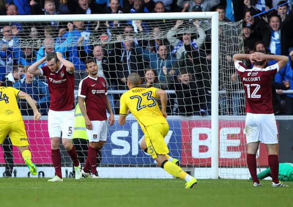 BAD DAY - the Cobblers lost 3-2 to Bristol Rovers at Sixfields in October