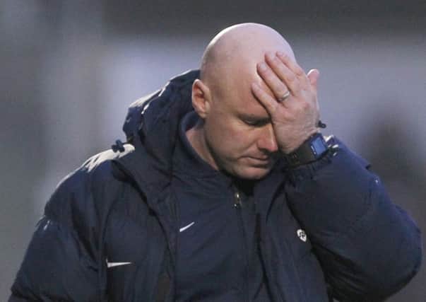 Under pressure: Cobblers boss Rob Page