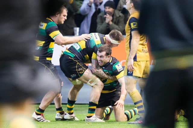 JJ Hanrahan scored for Saints (pictures: Kirsty Edmonds)