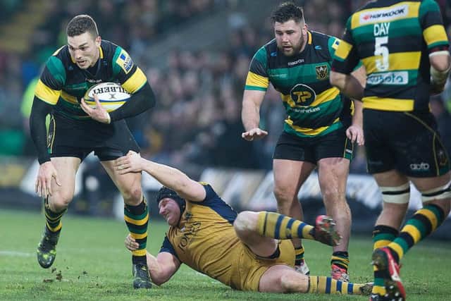 George North looked sharp for Saints (pictures: Kirsty Edmonds)