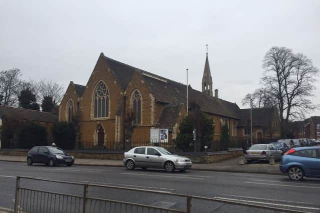 The offence took place near St Andrew's Church in Kettering on New Year's Day