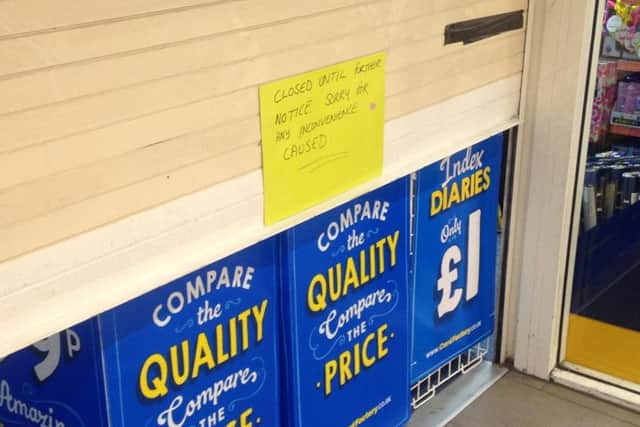 But Card Factory has only closed temporarily due to an electrical fault.