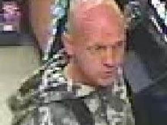 This man may have information about a bag theft at Northampton General Hospital.