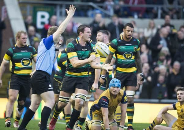 Saints saw off Bristol 32-26 at Franklin's Gardens on Saturday (picture: Kirsty Edmonds)