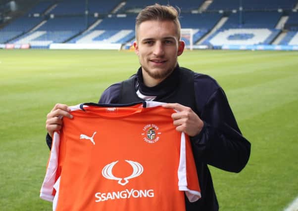 NEW HOME - Lawson D'Ath has signed for Luton Town