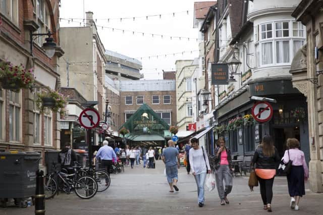 Footfall into Northampton town centre has increased according to a new survey.