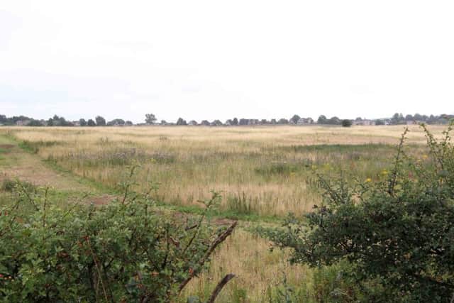 The land at Buckton Fields as been earmarked for a 1,050 home development.