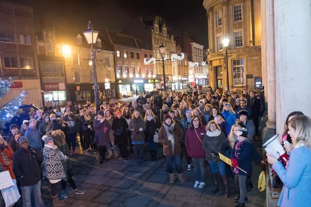 A midnight march was organised by Reclaim the Night last year to raise awareness of the issue