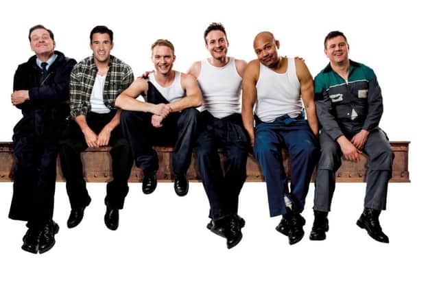 The cast of The Full Monty