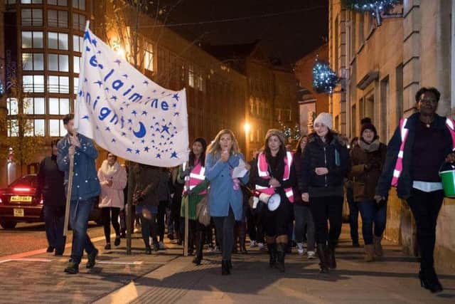 Reclaim the Night held a march in Northampton on the issue of safe nights out