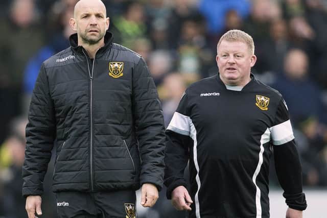 Jim Mallinder (left) wants a big performance against Castres (picture: Kirsty Edmonds)