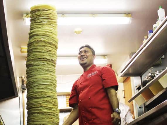 Tipu Rahman claims to have served Northampton two million poppadoms since he started at Tamarind 12 years ago.