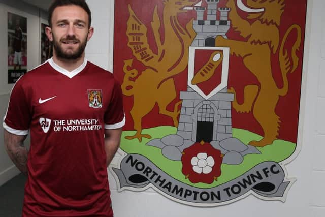 HIS FUTURE'S CLARET - Neal Eardley has signed a contract at Sixfields until the end of the season (Picture: Pete Norton)
