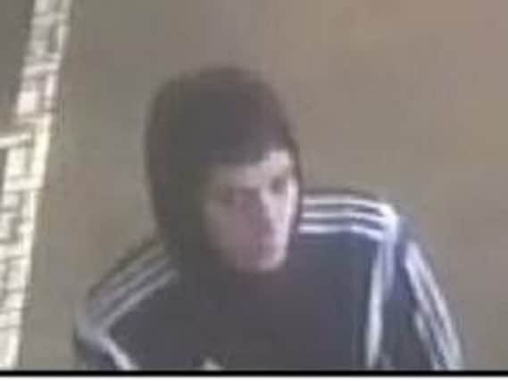 Police have issued this CCTV image of a man police want to talk