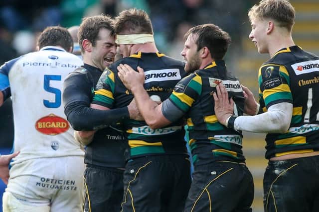 Stephen Myler and Teimana Harrison were on the scoresheet for Saints (picture: Sharon Lucey)