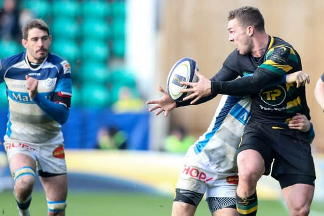 George North did his best to get involved