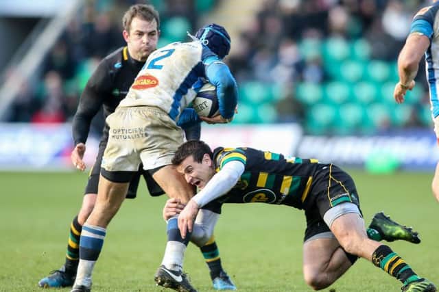 Lee Dickson got stuck in after coming off the bench