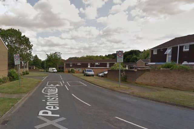 The robbers chased the victims across Penistone Road in Lumbertubs, Northampton
