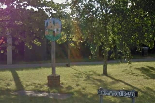 A man was struck from behind and knocked to the floor then attacked by a dog in Northampton