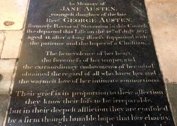 Jane Austen's grave.