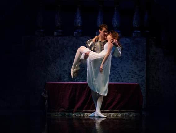 Erin McNeill and Oliver Cooper performing Romeo and Juliet