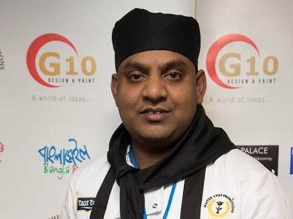 Jumel Miah  is a finalist in the Master Chef Promotions competition.