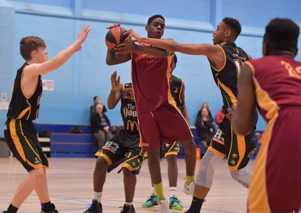 Action from the Thunder Cadets' win over Nottingham Hoods (Pictures: Dave Ikin)