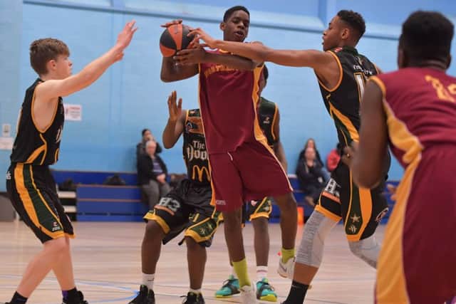 Action from the Thunder Cadets' win over Nottingham Hoods (Pictures: Dave Ikin)